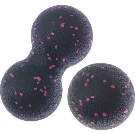Balle de massage EPP Lacrosse Myofascia Ball Peanut haute densité, idéale pour les exercices de fascia légers, le fitness et le soulagement de la douleur. Balle de yoga01427