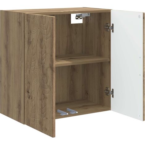 Armadietto a muro Mobiletto a muro Rovere Artigianale 59 x 31 x 60 cm DAS990617 (1/5)