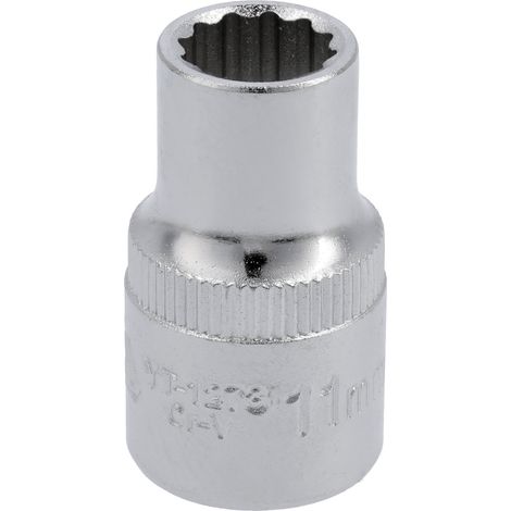 Stecknuss 11 mm 1/2" 12-kant kurz