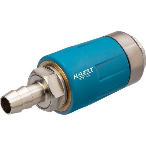 Hazet – Raccord de sécurité pour air comprimé – Filetage 3/8″ – Pression 0-20 bar – Matériau laiton nickelé – 9000070 (1/3)