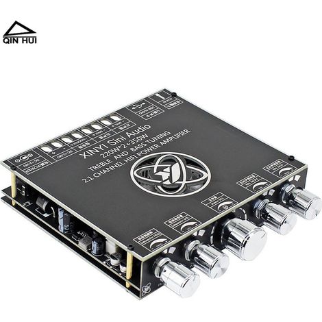 Carte d'amplificateur numérique Bluetooth haute puissance 2.1 double canal haut de gamme pour caissons de basses de voiture