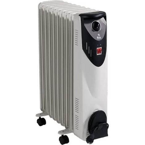 Radiador de Aceite 2000W 9 Elementos FM RW20 Negro, Gris Colocaci (1/2)