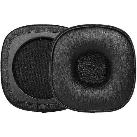 Coussinets de rechange en cuir protéiné et mousse pour casque Marshall Major IV : oreillettes douces et respirantes (1/5)