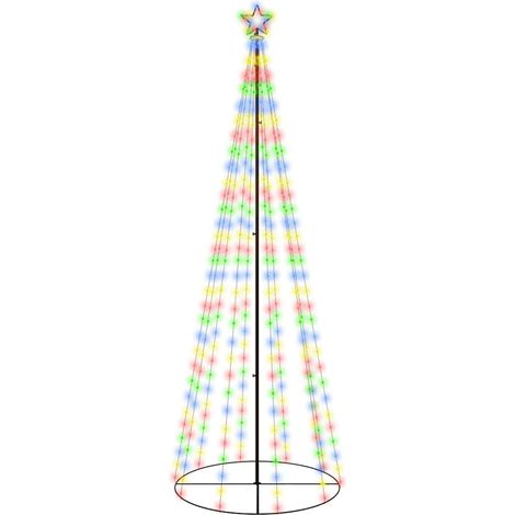 Arbre de Noël Sapin de Noël cône 310 LED Colorées 100x300 cm (1/5)