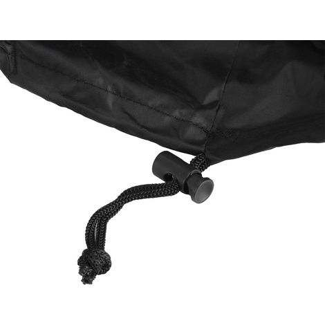 Housse de protection imperméable et anti-poussière en forme de L pour tapis roulant, noire, pour usage intérieur et extérieur. (1/5)