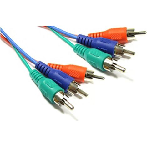 BeMatik - 3xRCA RVB Câble vidéo (M/M) 10m (1/2)
