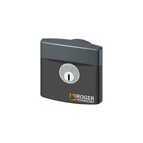 SELETTORE CHIAVE INCASSO ALLUMINIO 60 mm CILINDRO STANDARD ROGER R85/60IAS