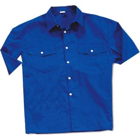 FPLUS ropa finstock camisa tergal azul m-corta t 41-42  388 , ropa finstock camisa tergal azul m-corta t 41-42  388