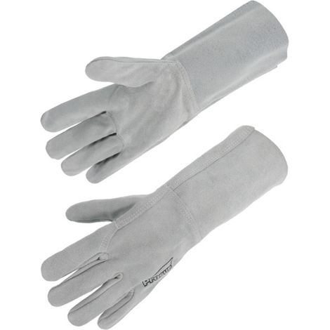 Gant de protection croûte de bovin manchette de 15 cm T10 - SINGER - 51EC15