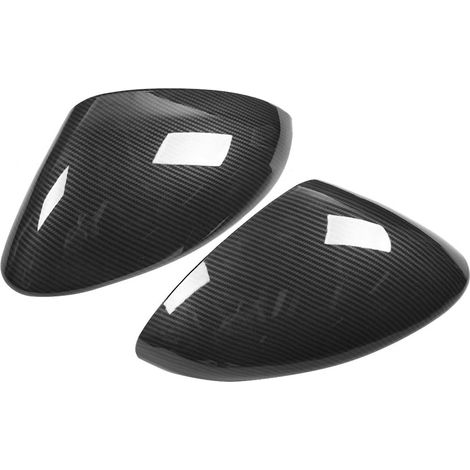 Style en Fibre de Carbone, Matériau ABS Premium, Couvercle de Rétroviseur Durable, Facile à Installer, Ajustement pour Stelvio 17-20, Fin de Fabrication, Simple à Fixer à la (1/4)