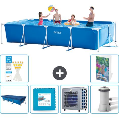Intex Piscine Tubulaire Rectangulaire - 450x220x84 cm - 7-pièces  S79 (1/5)