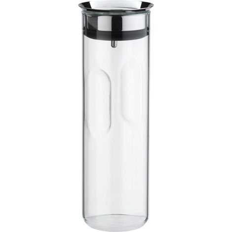 WMF Motion Karaffe à eau, 1,25 l, Höhe: 29 cm, Glas, Deckel aus Silikon, fermentiertes CloseUp, poignant encastrée, passe au lave-vaisselle (1/5)