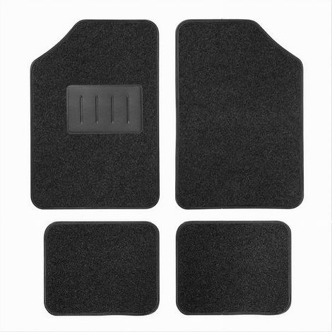 TRADE SHOP - 4 Pezzi Tappetino Auto Universale In Pvc Tappetini Anteriori Posteriori Mats-10 - (1/2)