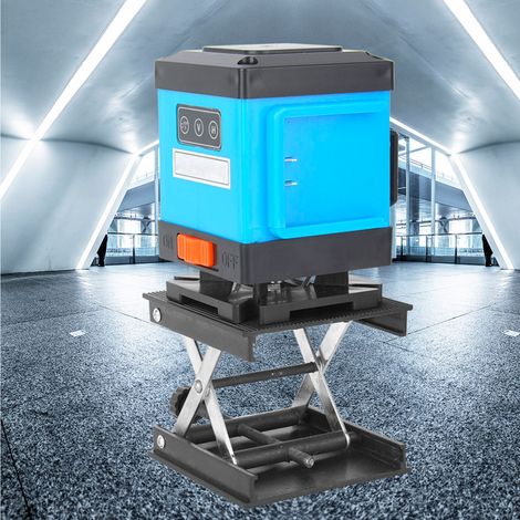 Schwarze Hebeplattform für Leitern/Bodenleitern / Hebeplattform für Labortests 90 x 90 mm (1/5)