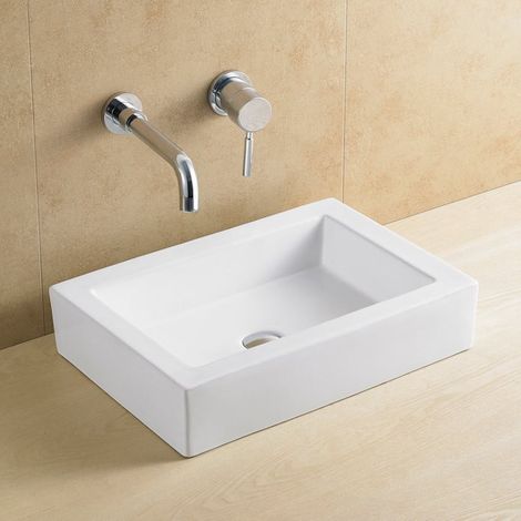 Lavabo sobre encimera rectangular 56 cm fondo reducido de GME