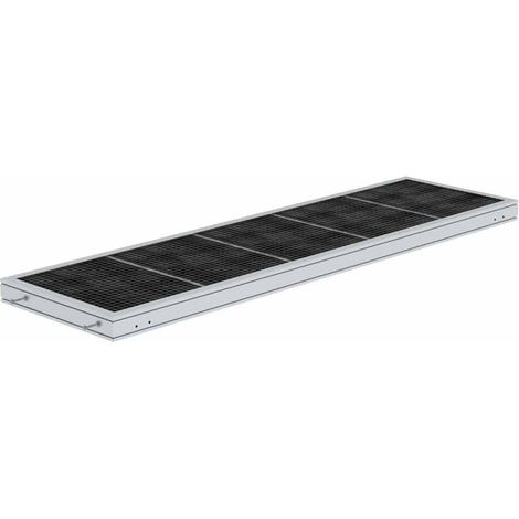 MUNK Plattform für Laufsteganlage Stahl Gitterrost Plattformlänge 3060mm