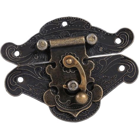 Loquet décoratif antique Sorandy, serrure vintage en bronze pour (1/5)