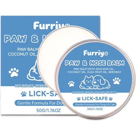 Furriyo Pet Paw & Nose Moisturizing Balm - paw care and maintenance, relief of dry and cracked noses and lick care. (1/5)