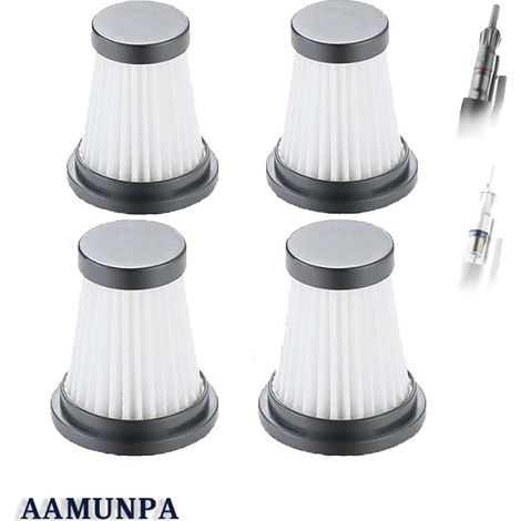 4er-Set Ersatz-HEPA-Filter für Akku-Staubsauger für Moosoo K12 K12 Pro K13, für Genius Invictus One 1.0 X7 / 2.0, für Filterzubehör für Foxnovo Handstaubsauger 13KPA (1/5)