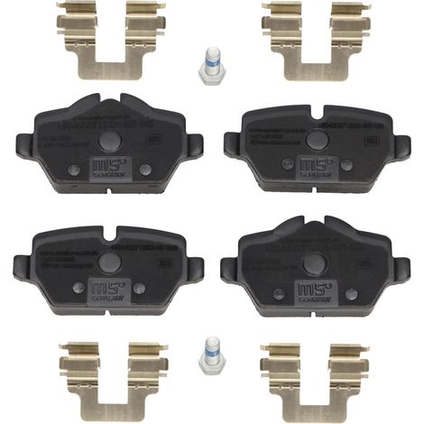 PASTILLAS DE FRENO PREMIUM "MS" traseras BMW 1 (E81), 1 (E87), 3 (E90), 3 (E92), MINI COUNTRYMAN (R60), PAC (1/5)