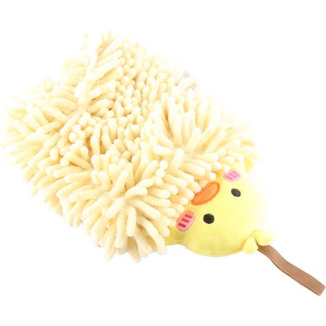 Serviette bébé en microfibre, absorbante, douce, suspendue avec une boucle, pour salle de bain, cuisine et toilettes, motif poulet (1/5)