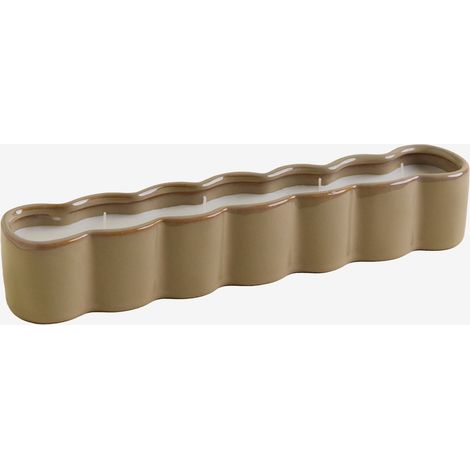 SKLUM Dekorative Kerze aus Keramik Tuindy Creme-Beige