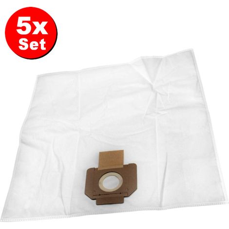 Trade-Shop Staubsauger-Beutel / Mikrovlies-Beutel / Filtersäcke für Nilfisk Attix 30-2H PC, 30-0H PC, 30-2M PC, 40-01 PC INOX, 50-21 PC - 5 Stück