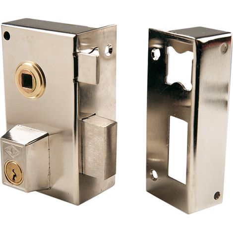 Cerradura Sobreponer 60X35Mm 56B60D/0 Niquel Picaporte/Palanca Derecha Cvl (1/2)