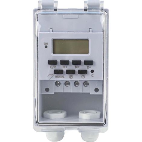 Minuterie intelligente 220 V Kg316t-f avec couvercle transparent (1/5)