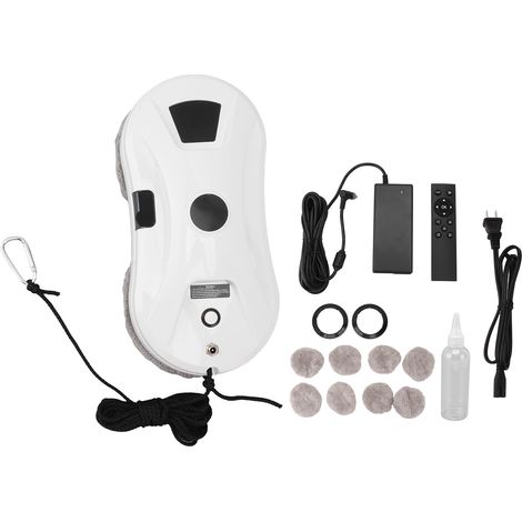 Nettoyeur de vitres automatique intelligent avec pulvérisation d'eau, aspirateur pour vitres, tables et plafonds, prise américaine 100-240V (1/5)