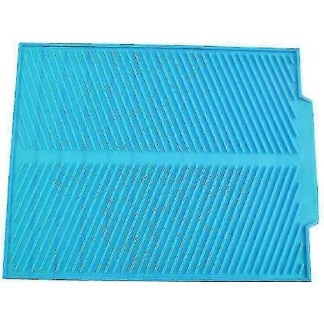Égouttoir pliable en silicone pour vaisselle, support pour casseroles et planche à égoutter. (1/2)
