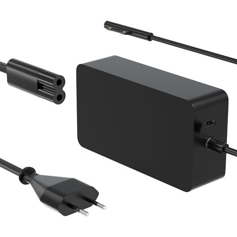 Chargeur 127W 102W Compatible avec Microsoft Surface Pro 10 9 8 7 6 5 4 3 Surface Laptop 7 6 5 4 3 2 1 Surface Book 3 2 1 Studio 2 1 Go 4 3 2 1 Laptop Go 2 1 Windows Alimentation (1/5)