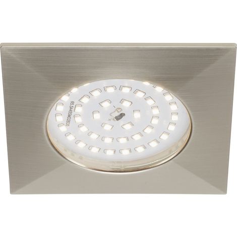 LED Einbaul. starr LED-Mod.12W IP44 matt-nickel,1200lm