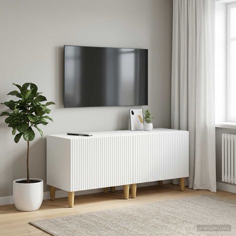 vidaXL Mobile TV Bianco Legno ingegnerizzato (1/5)