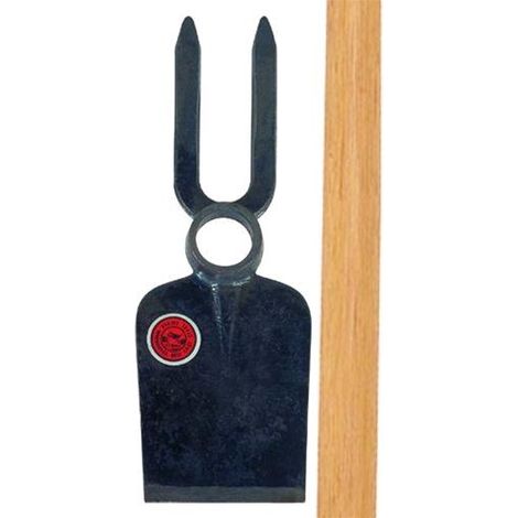 Zappa Per Giardino Forgiata Quadro/Corna Manico 50 Cm