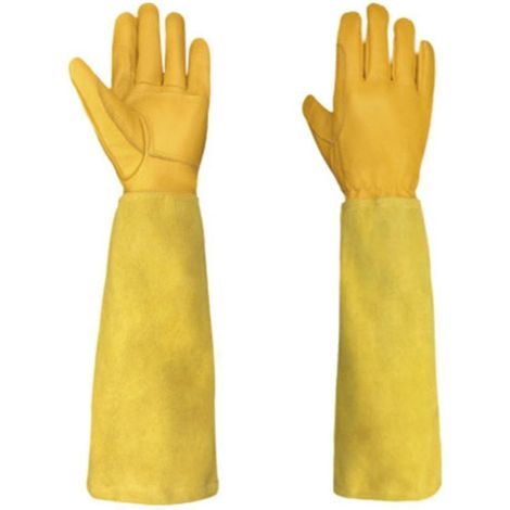 Gants de jardinage longs, gants de taille de rosiers, gants de jardin anti-épines avec longs avant-bras (1/5)
