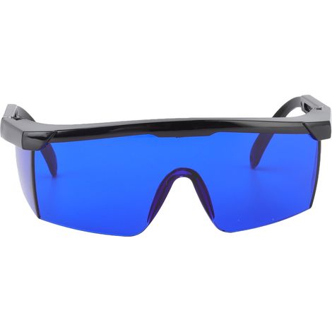 Lunettes de sport bleues pour retrouver une balle, avec étui de rangement pour activités de plein air. (1/5)