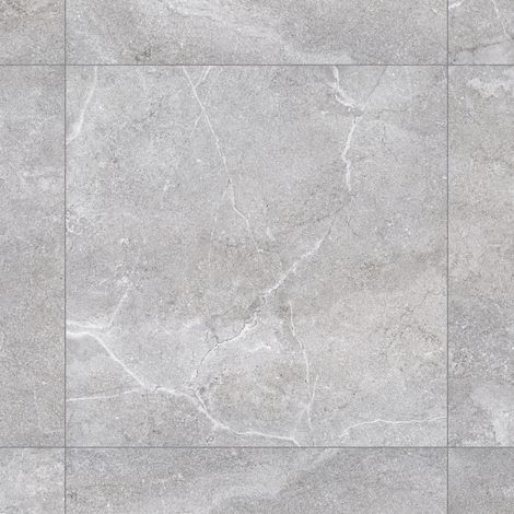 Carrelage effet Pierre Gris Silver 90x90x0,9 cm In&Out Luzerio - Sol et mur intérieur et Sol extérieur (vendu par carton de 1,62 m²) - RO'MA CARRELAGE (1/4)