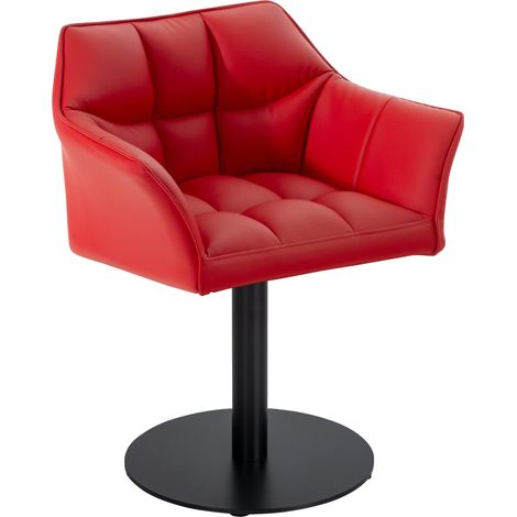 Silla lounge Damaso Rojo Simil cuero (1/5)