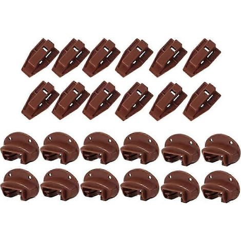 Kit de 12 glissières pour tiroirs, tiroirs coulissants commerciaux avec roulettes. (1/5)