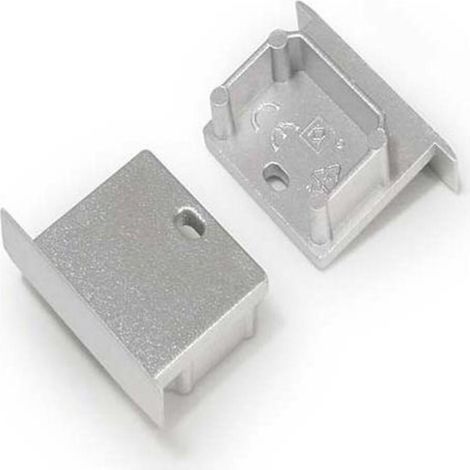 Brumberg Leuchten Endstück f.Profilabdeckung silber 53066260 (1/3)