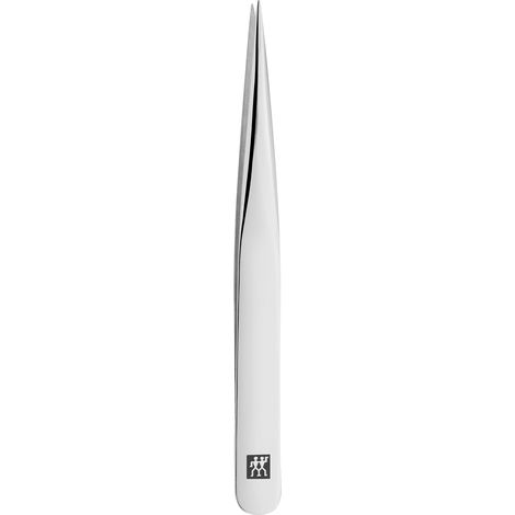 1 Pincette Acier Inoxydable Pointue, Finition Polie Argent, 90 Mm, Pour Échardes Et Poils Incarnés