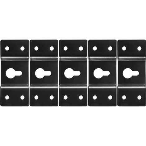 Supporto per altoparlante da parete da 5 pezzi, gancio in metallo per audio fai da te (1/4)