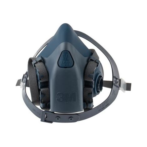 Masque de protection demi-masque 3M 7500 – Taille Medium – Hypoallergénique – Confort optimal pour espaces confinés