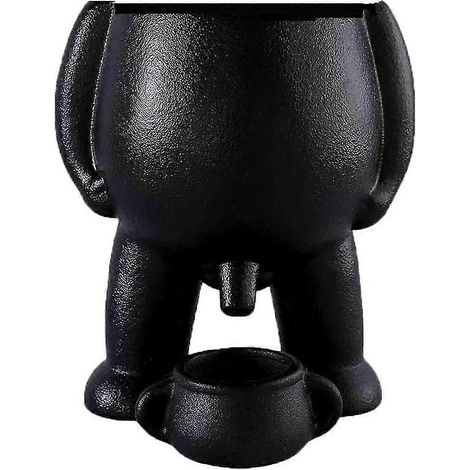 Vase ludique pipi, pot de fleurs en forme d'urine, pot de fleurs pour plantes succulentes + drainage (1/5)