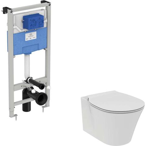 Ideal Standard ProSys - Set de bâti-support ProSys, cuvette et abattant Connect Air, Aquablade, SoftClose R040001 (1/5)