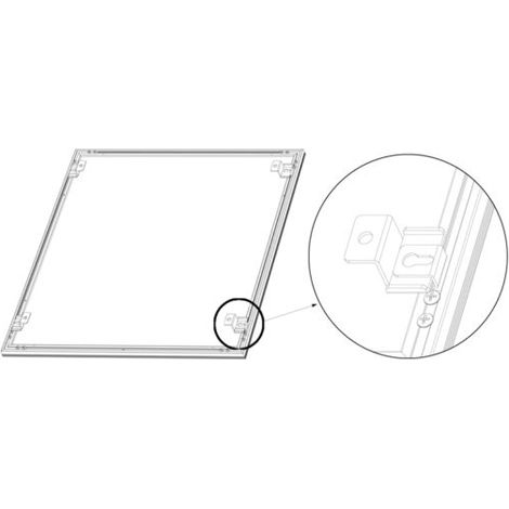 Kit Accessorio per montaggio a soffitto Pannello LEDSTO3021/SOFFITTO