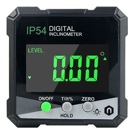 Digital protractor, protractor with LCD display, inclinometer with magnet, digital angle measurement MUMU (1/4)