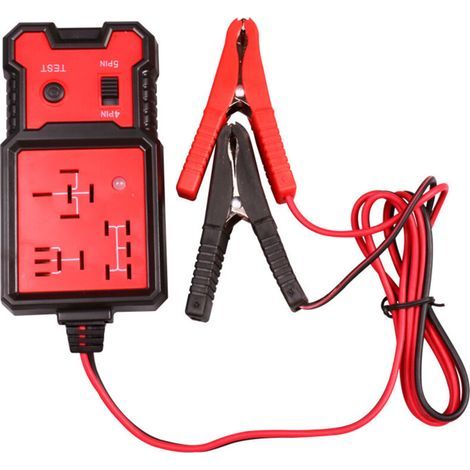 Testeur de Relais Electronique 12V Voiture Batterie Checker avec Clips Auto Relais Outil de Diagnostic (1/4)