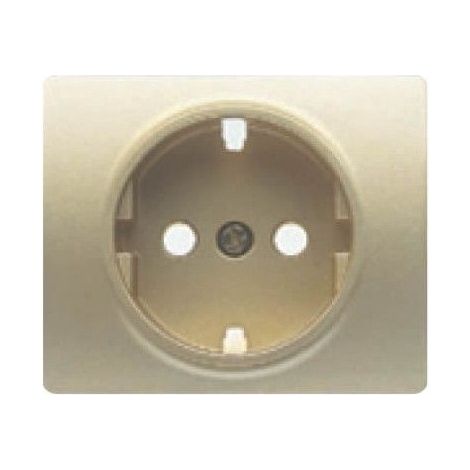 Fiche mâle schuko 2P + TT GOLD ODISEA BJC IRIS 18724-OD